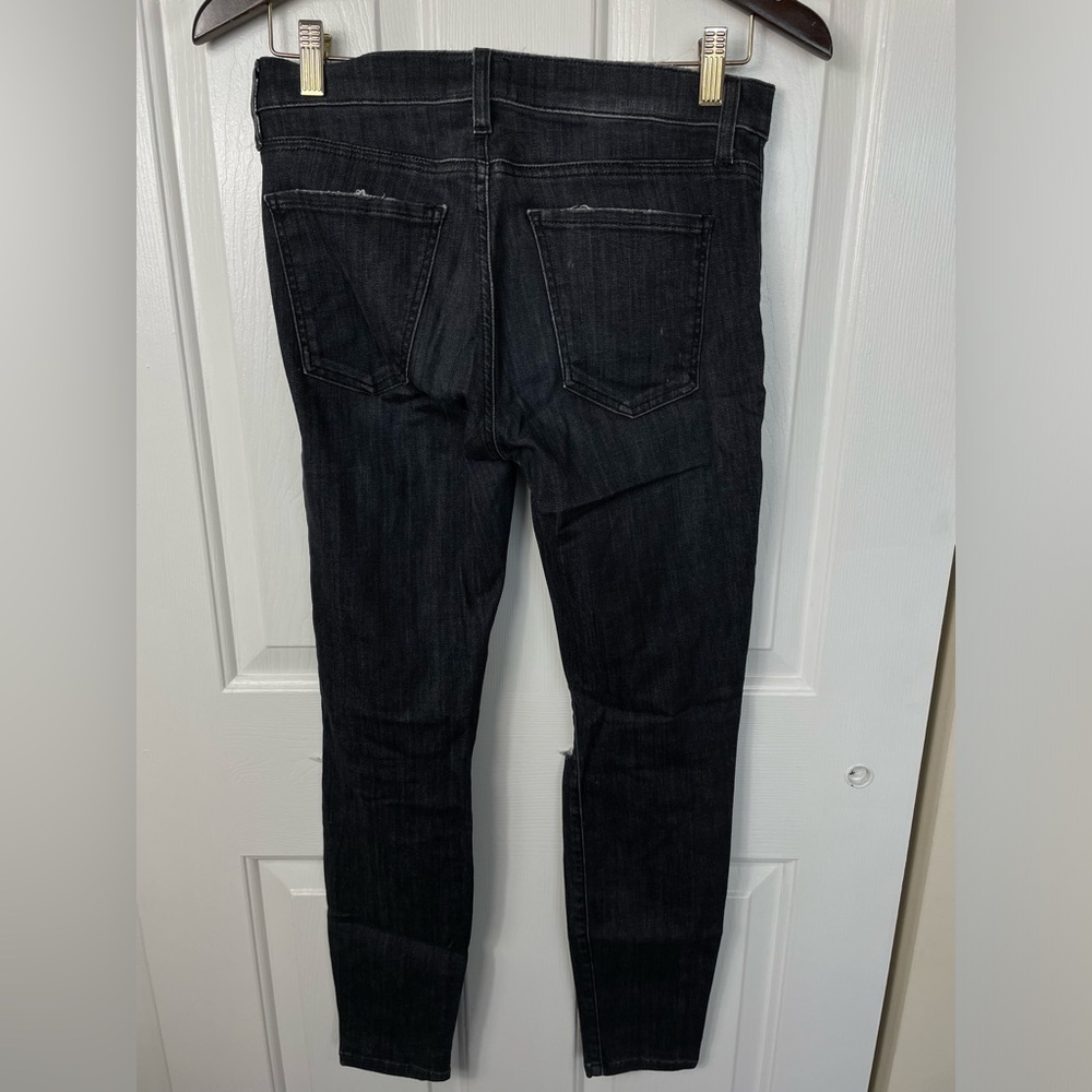 Current / Elliott Womens Jeans Skinny Ankle Distressed - Stretch - Size 28 Black - Picture 5 of 8